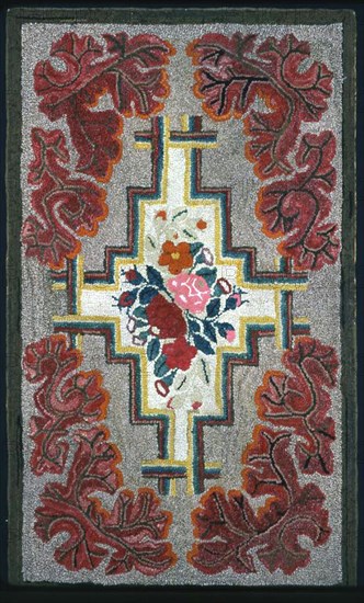 Rug, United States, 19th century. Creator: Unknown.