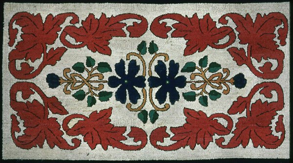Rug, United States, 19th century. Creator: Unknown.