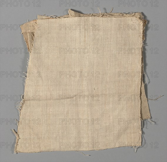 Handwoven Linen Samples (5), United States, Early 19th century. Creator: Unknown.