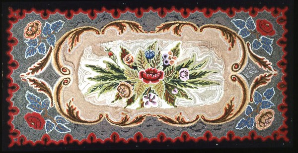 Rug, United States, 19th century. Creator: Unknown.