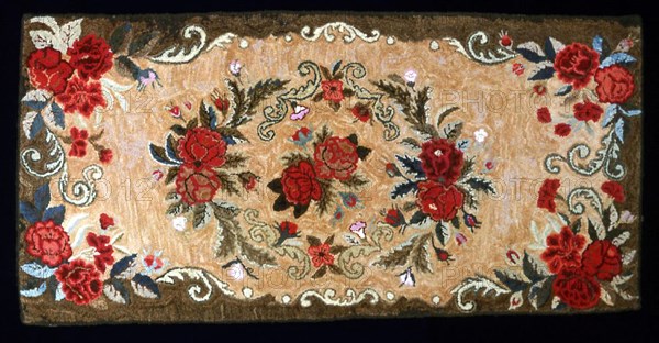 Rug, United States, 19th century. Creator: Unknown.