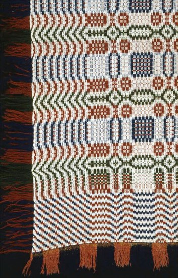 Coverlet, United States, 1820s/30s. Creator: Unknown.