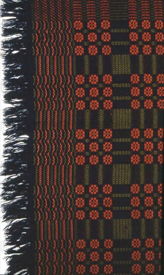 Coverlet, United States, 1820s/30s. Creator: Unknown.