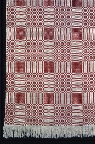 Coverlet, Kentucky, 1820/30. Creator: Unknown.