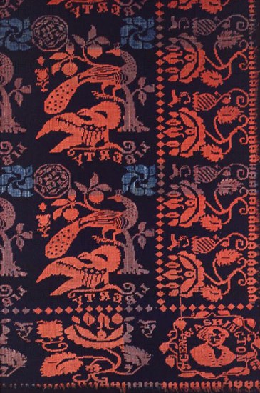 Coverlet, Ohio, 1840/45. Creator: Unknown.