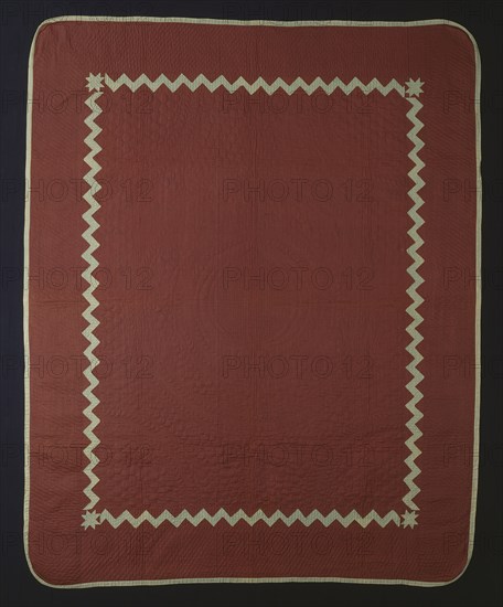 Bedcover (Amish Plain Quilt), Ohio, c.  1890. Creator: Unknown.