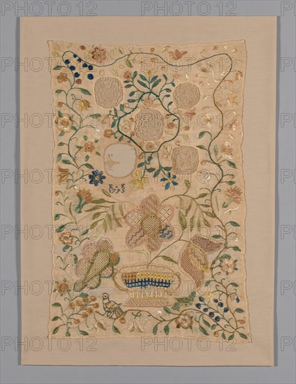 Sampler, Pennsylvania, 1795. Creator: Unknown.