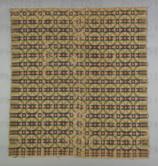 Coverlet, Pennsylvania, 1820/40. Creator: Unknown.