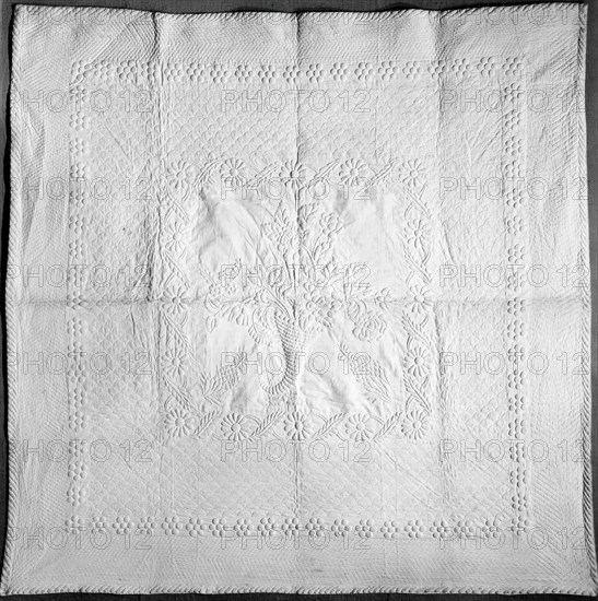 Bedcover, United States, 1819. Creator: Whittlesey, Ursula.