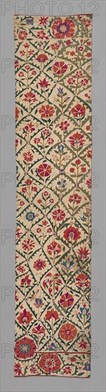Suzani (large embroidered hanging or cover), Uzbekistan, 1825/75. Creator: Unknown.