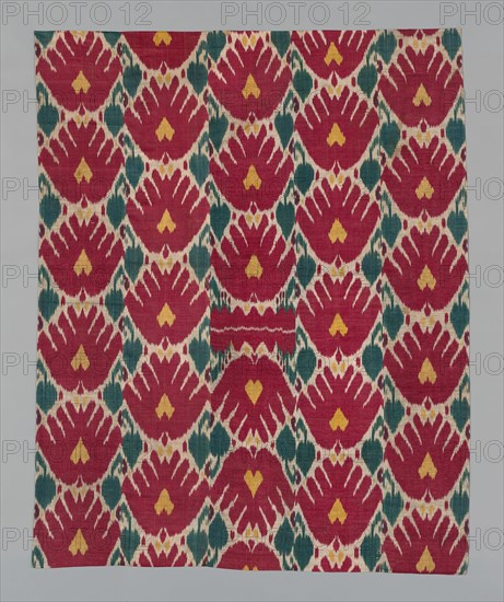 Wall Hanging Composed of Five Panels, Uzbekistan, 1850/75. Creator: Unknown.