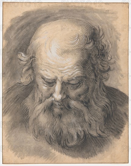 Study of the Head of a Bearded Man, 1595/1605. Creator: Abraham Bloemaert.