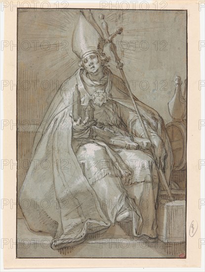 Saint Willibrord, 1625/30. Creator: Abraham Bloemaert.