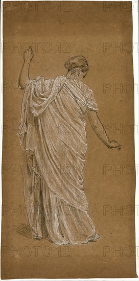 Study for "A Garden", c. 1869. Creator: Albert Joseph Moore.