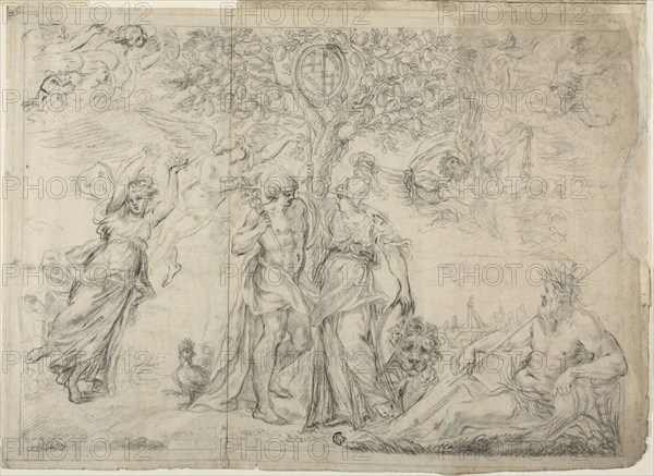 An Allegory of Bologna, 1630/39. Creator: Alessandro Algardi.