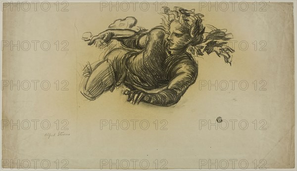 Flying Figure, 1837/75. Creator: Alfred George Stevens.
