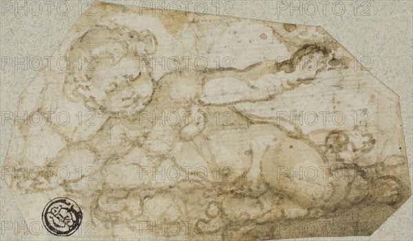 Putto with Garland, n.d. Creator: Andrea Lilio.