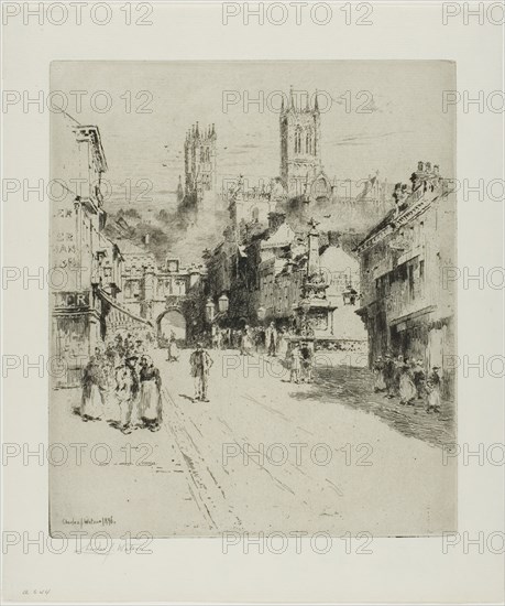 Lincoln Cathedral, 1896. Creator: Charles John Watson.