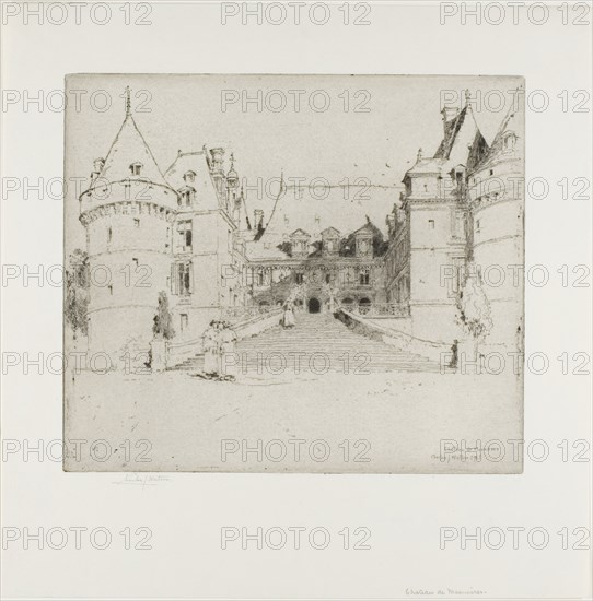 Château de Meanieres, 1905. Creator: Charles John Watson.
