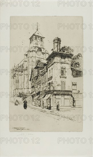 St. Jacques, Lisieux, 1890. Creator: Charles John Watson.