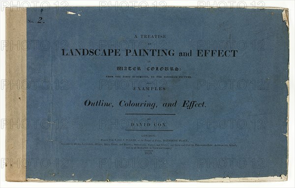 A Treatise on Landscape Painting and Effect in Water Colours: From the First Rudiments..., No. 2, 18 Creator: David Cox the elder.