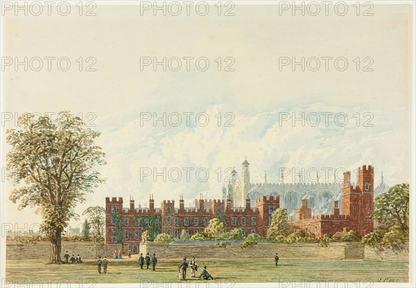 Eton from the Playing-Fields, n.d. Creator: George Pyne.