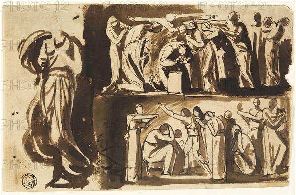 Figure Studies, c. late 1770s. Creator: George Romney.