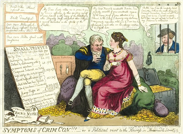 Symptoms of Crim. Con!!, published February 12, 1819. Creator: Isaac Robert Cruikshank.