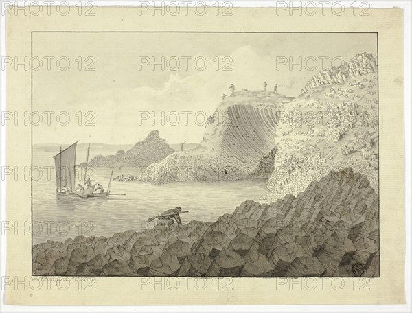 Giant's Causeway, 1772. Creator: John Cleveley the Younger.