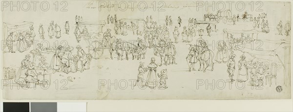 Dutch Market or Fair, c. 1820. Creator: John Coney.