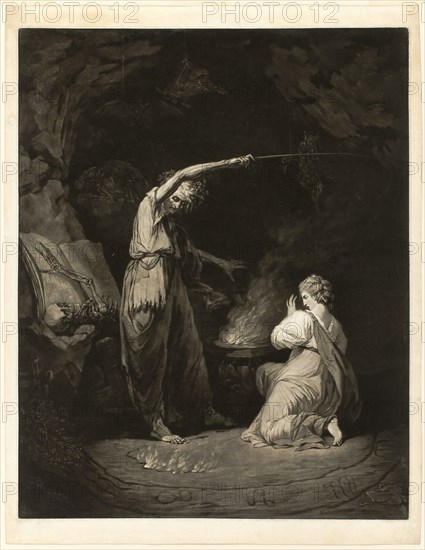 The Witches' Cauldron or Incantation, 1772. Creator: John Dixon.