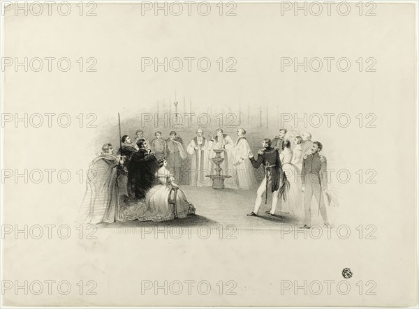 Christening of Edward VII, n.d. Creator: John Hayter.