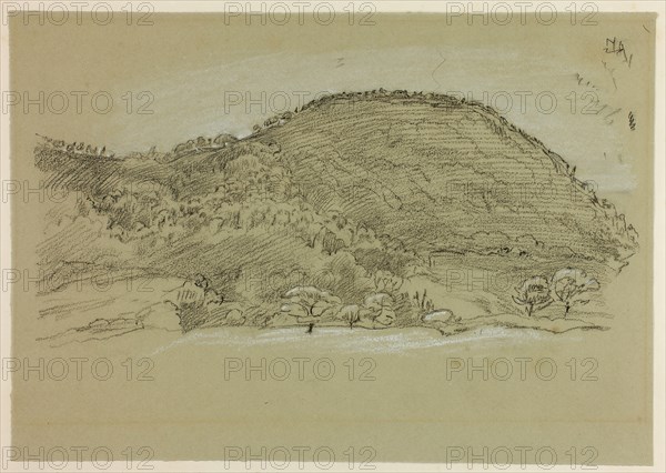 Walking Through the Fields, July 25, 1868. Creator: John Linnell the Elder.