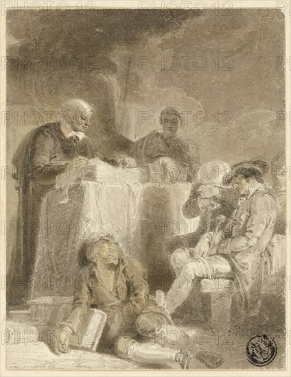 Sleeping Congregation, 1764/1822. Creator: John Thurston.