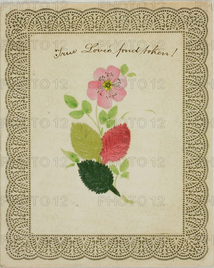 True Love's Fond Token (Valentine), n.d. Creator: Joseph Addenbrooke.