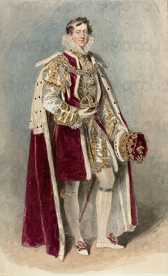 Duke of Devonshire Carrying the Orb, n.d. Creators: Marie J Naylor, James Stephanoff.