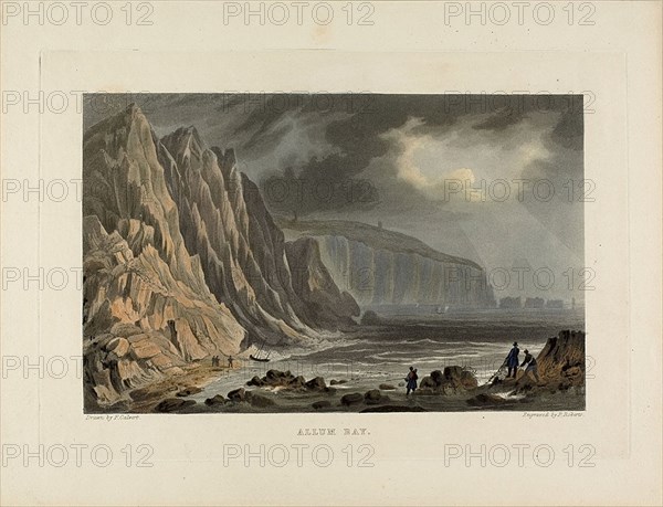 Allum Bay, c. 1794. Creator: Piercy Roberts.