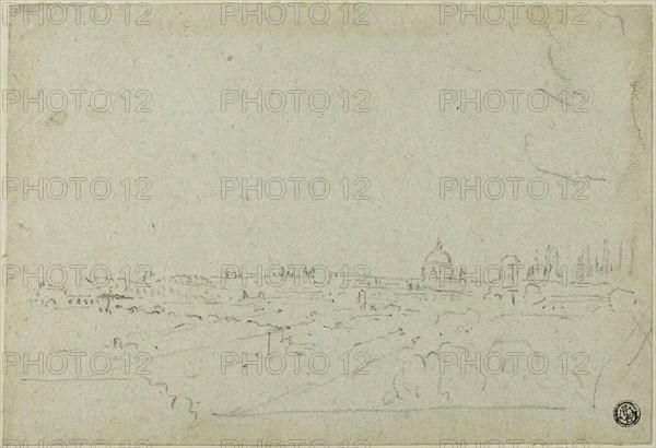 View of Saint Peter's from the Palace of the Caesars, with Circus Maximus Below, n.d. Creator: Richard Wilson.