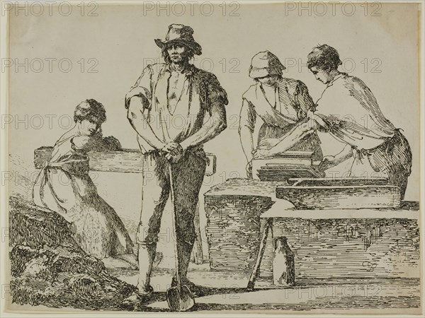 Tilemakers, 1803. Creator: Thomas Barker.