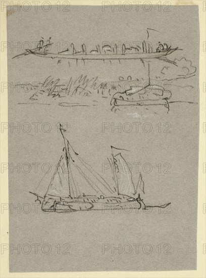 River Scenes, n.d. Creator: William Alfred Delamotte.