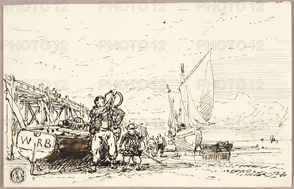 Harbor Scene, n.d. Creator: William Roxby Beverley.