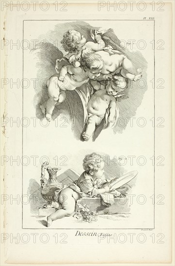 Design: Children, from Encyclopédie, 1762/77. Creator: Benoit-Louis Prevost.