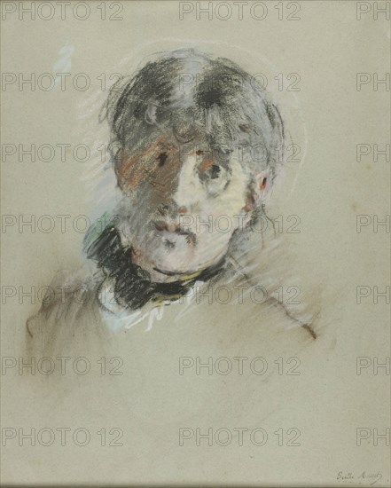 Self-Portrait, c. 1885. Creator: Berthe Morisot.