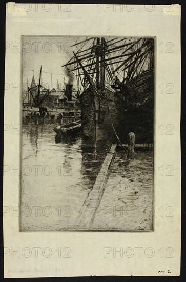 New South Ferry, 1904. Creator: Charles Frederick William Mielatz.