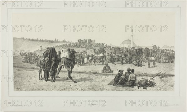 Ali-Pacha Meiden, Smyrna, 1837. Creator: Auguste Raffet.