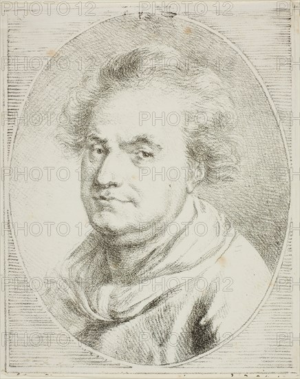 Portrait of Crébillon, c. 1820. Creator: Vivant Denon.