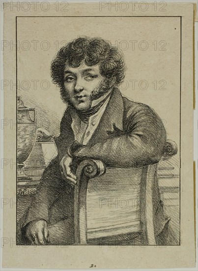 Portrait of Brunet, Printer, 1817. Creator: Vivant Denon.