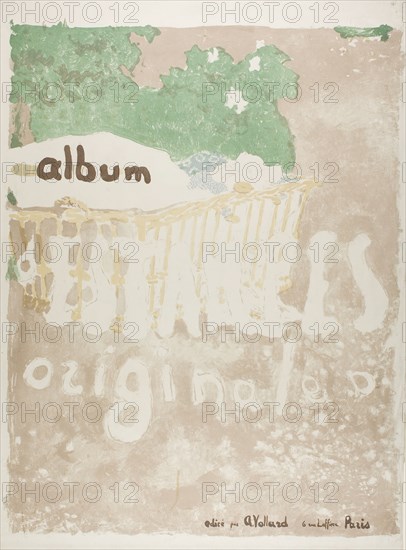 Project for a Cover of a Printed Portfolio, c. 1899. Creator: Edouard Vuillard.