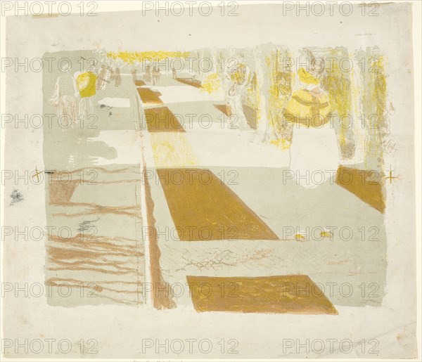 The Avenue, 1899. Creator: Edouard Vuillard.
