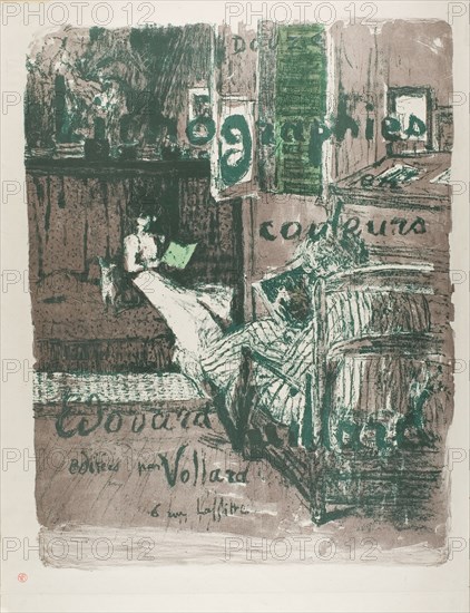 Album Cover for Landscapes and Interiors, 1899. Creator: Edouard Vuillard.